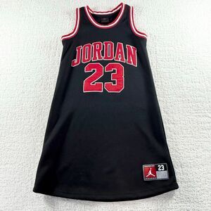 Jordan Black and Red Basketball Sleeveless Jersey Dress 23 - Kids M / 10-12